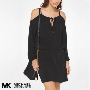 Michael Kors Cold Shoulder Blouse Dress